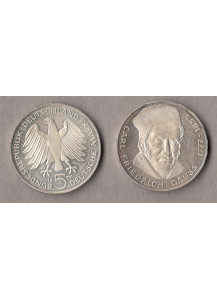 GERMANIA 5 Marchi Carl Friedrich Gauss 1977 - matematico